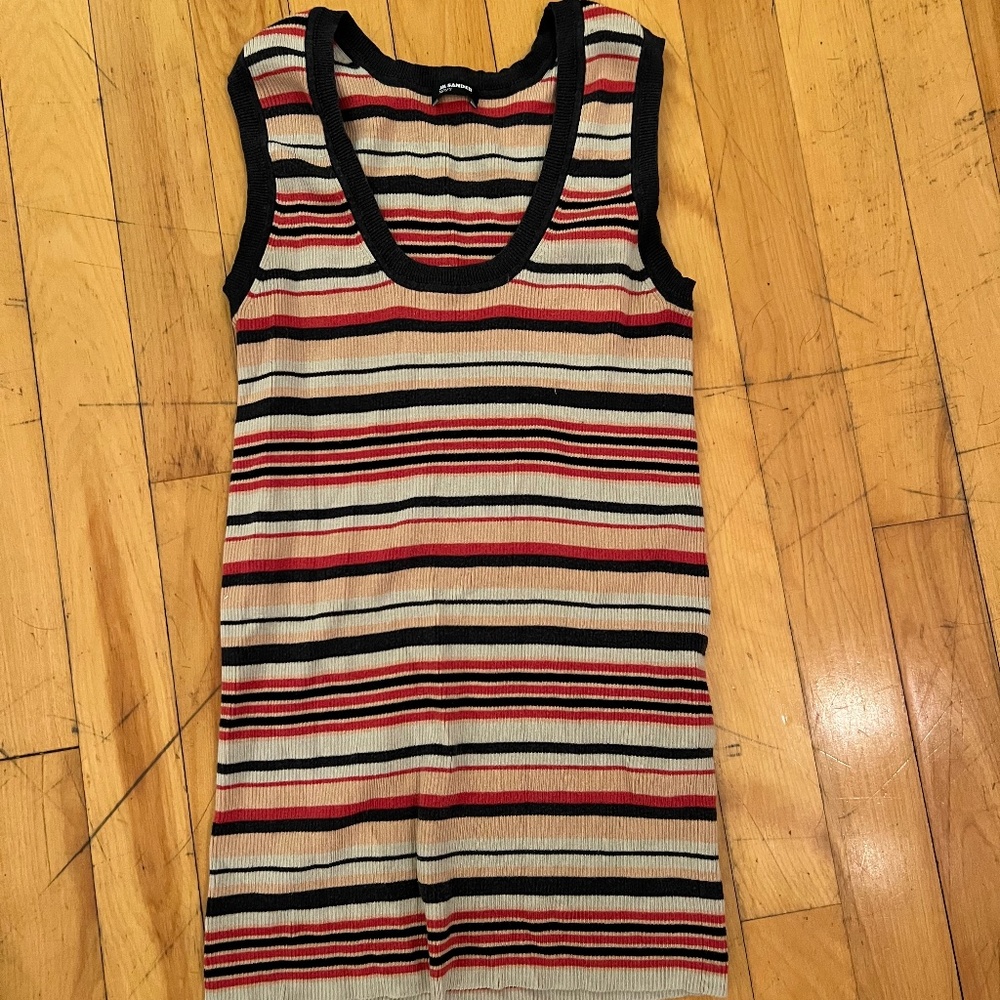 Jill sander silk tank